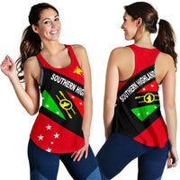 Papua New Guinea Women's Racerback Tank - Southern Highlands Province - Polynesian Pride