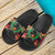 Pohnpei Slide Sandals - Polynesian Hibiscus Pattern - Polynesian Pride