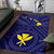 Hawaii Area Rug - Hawaii Kanaka Maoli And Map ( Blue) - Polynesian Pride