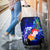 Guam Custom Personalised Luggage Covers - Humpback Whale with Tropical Flowers (Blue) - Polynesian Pride