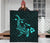 Hawaii Shark Turquoise Polynesian Premium Quilt - Polynesian Pride