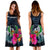 Pohnpei Micronesia Midi Dress - Tropical Flower - Polynesian Pride