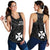 Wallis and Futuna Women Racerback Tanks - Wallis and Futuna Seal With Polynesian Tattoo Style - Polynesian Pride