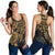 Guam Polynesian Women's Racerback Tank - Golden Turtle - Polynesian Pride