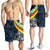 Polynesian Hawaii Men's Shorts - Kanaka Maoli With Plumeria Style - Polynesian Pride