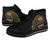 Federated States Of Micronesia High Top Shoes - Gold Tribal Wave - Polynesian Pride