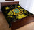 Tuvalu Polynesian Quilt Bed Set Hibiscus Yellow - Polynesian Pride