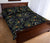 Hawaii Quilt Bed Set Tropical Leaves And Flowers In The Night Style AH - Polynesian Pride