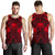 Samoa Polynesian Men's Tank Top - Samoa Red Seal with Polynesian Tattoo - Polynesian Pride