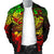 Tahiti Men's Bomber Jacket - Reggae Shark Polynesian Tattoo - Polynesian Pride