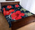 Hawaii Deep Blue Hibiscus Turtle Quilt Bed Set - AH - Mike Style - Polynesian Pride