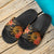 American Samoa Slide Sandals - Gold Plumeria - Polynesian Pride