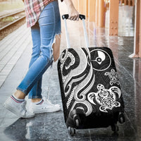 Yap Micronesian Luggage Covers - White Tentacle Turtle - Polynesian Pride