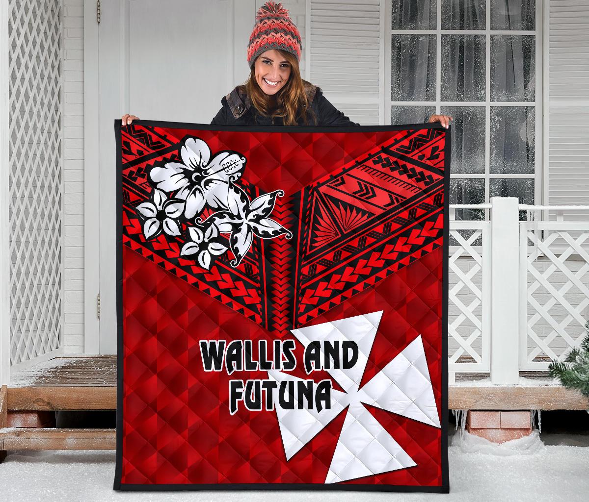 Wallis and Futuna Rugby Premium Quilt Sporty Vibes - Polynesian Pride