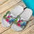 Federated States of Micronesia Slide Sandals - Turtle Plumeria Banana Leaf - Polynesian Pride