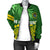 Cook Islands Rugby Women Bomber Jacket Coconut Leaves - The Kuki's - Polynesian Pride