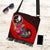 Yap Boho Handbag - Polynesian Hook And Hibiscus (Red) One Style One Size Red - Polynesian Pride