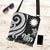 Nauru Boho Handbag - White Tentacle Turtle - Polynesian Pride