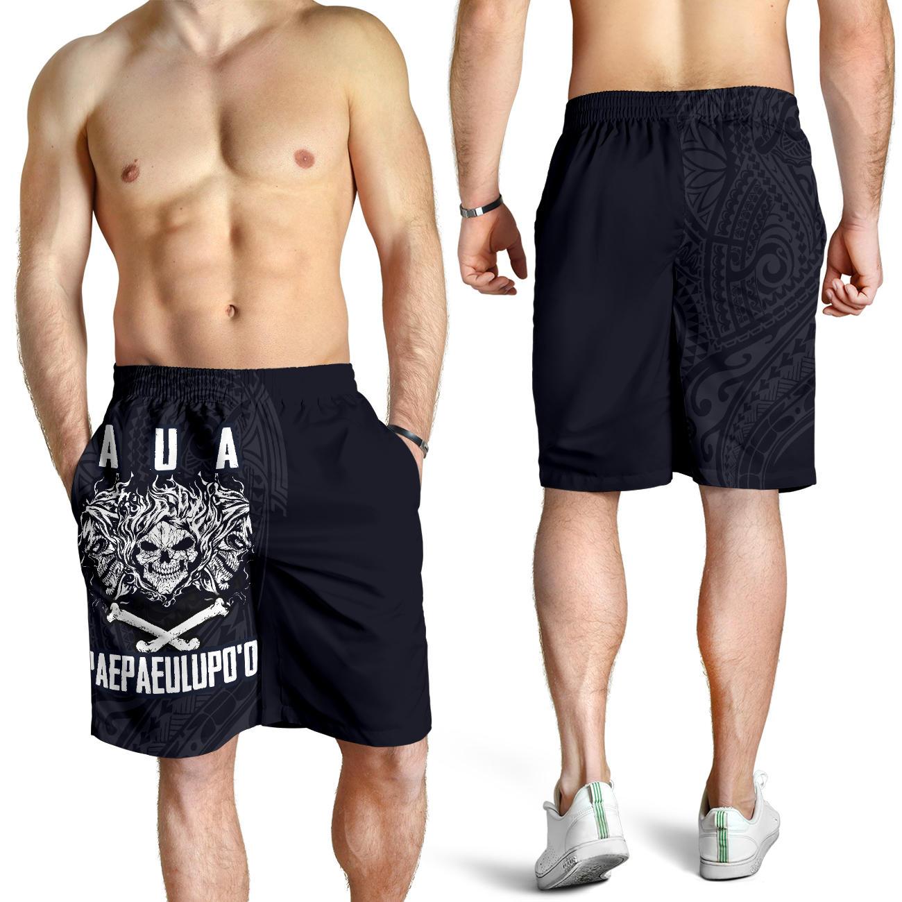 American Samoa Polynesian Men's Shorts - Aua Paepaeulupo'o Dark Blue - Polynesian Pride