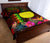 Palau Polynesian Quilt Bed Set - Hibiscus and Banana Leaves - Polynesian Pride