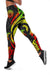 American Samoa Women's Legging - Reggae Tentacle Turtle - Polynesian Pride