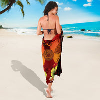 American Samoa Custom Personalised Sarongs - Tribal Tuna Fish - Polynesian Pride