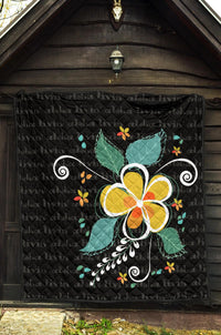 Aloha Hibiscus Premium Quilt - Polynesian Pride