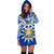 Nauru Rugby Women Hoodie Dress Symbol Star Polynesian - Polynesian Pride