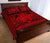 Hawaii Polynesian Pele Mauna Kea Quilt Bed Set Red - Polynesian Pride