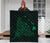 Rays Hawaii Map Polynesian Premium Quilt - Green - Polynesian Pride