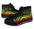 Palau High Top Canvas Shoes - Reggae Tentacle Turtle - Polynesian Pride