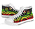 Vanuatu High Top Canvas Shoes - Reggae Tentacle Turtle - Polynesian Pride