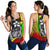 Samoa Polynesian Women's Racerback Tank Reggae - Turtle With Hook Art - Polynesian Pride