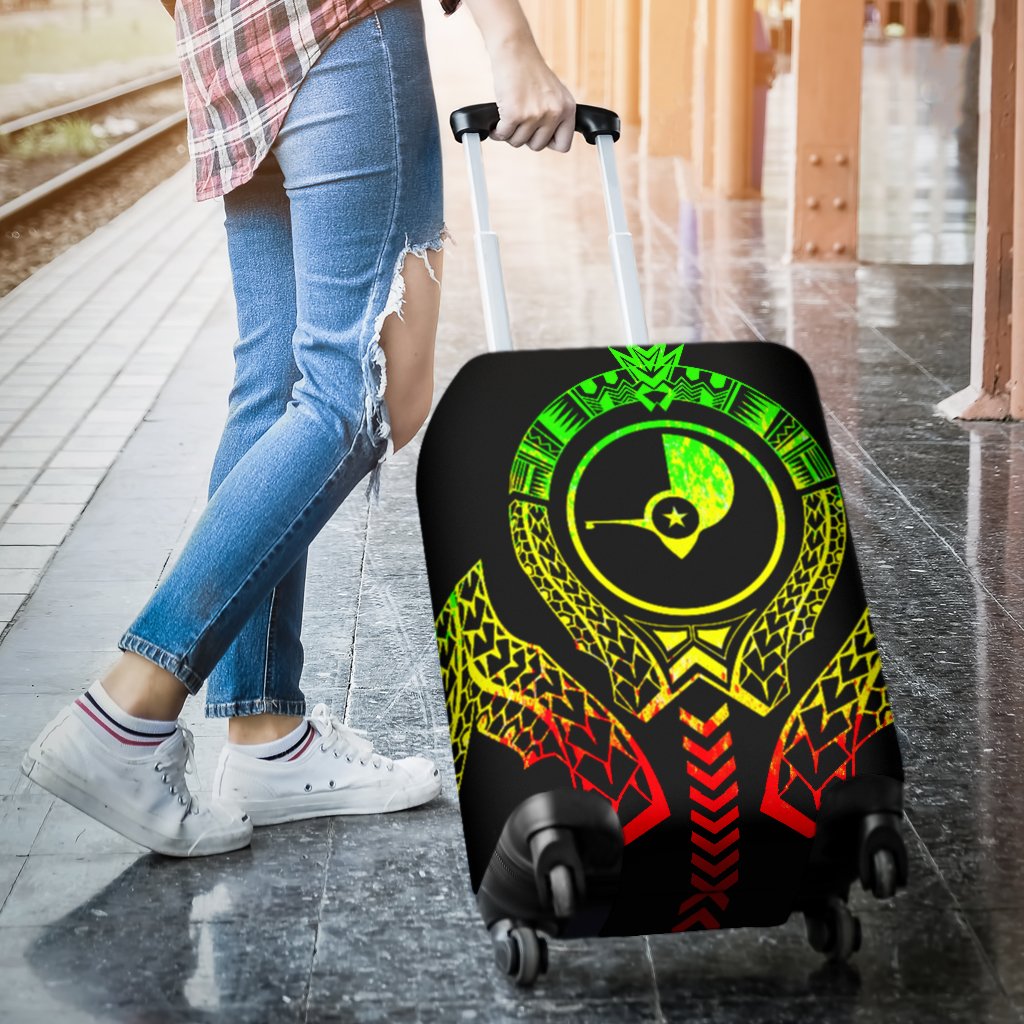 Yap Luggage Cover - Micronesian Tribal Reggae - Polynesian Pride
