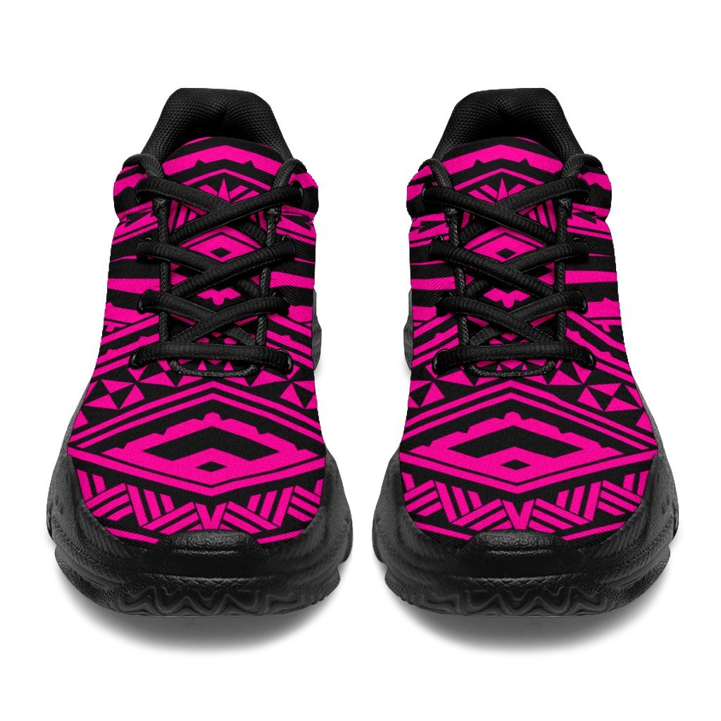 Polynesian Tatau Pink Chunky Sneakers - Polynesian Pride