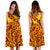 Polynesia Women's Dress - Tribal Pattern Yellow - Polynesian Pride