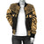 Niue Polynesian Chief Women'S Bomber Jacket - Gold Version - Polynesian Pride