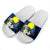 Palau Polynesian Slide Sandals - Turtle With Plumeria Flowers - Polynesian Pride