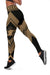 Cook Islands Leggings Gold - Polynesian Pride