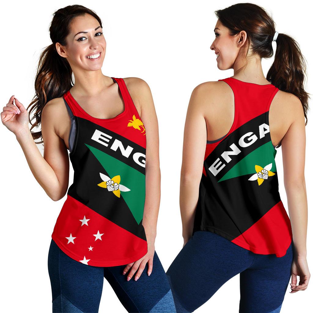 Papua New Guinea Women's Racerback Tank - Enga Province - Polynesian Pride