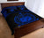 Samoa Quilt Bed Set - Samoa Coat Of Arms Polynesian Blue Curve Version - Polynesian Pride