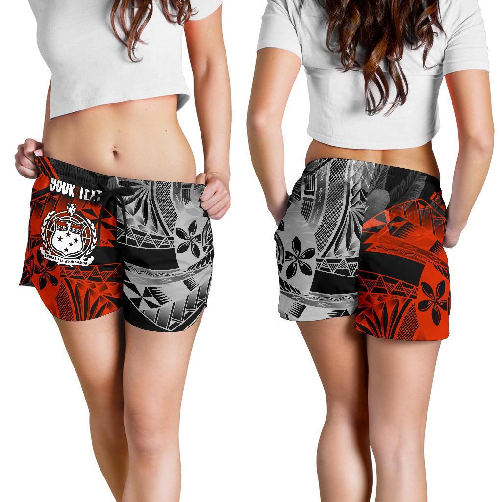 Samoa Polynesian Personalised All Over Print Women's Shorts - Vintage Polynesian Style - Polynesian Pride