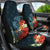 Hawaii Turtle Shark Manta Ray Hibiscus Plumeria Car Set Cover - Polynesian Pride