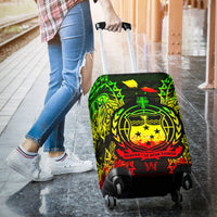 Samoa Polynesian Luggage Covers Map Reggae - Polynesian Pride