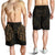 Strong Polynesian Tattoo Men's Shorts Gold - Polynesian Pride