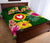 American Samoa Quilt Bed Set - Manu'atele Hibiscus Flag - Polynesian Pride