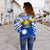 Nauru Rugby Off Shoulder Sweater Symbol Star Polynesian - Polynesian Pride