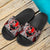 Yap Sandals - Tribals Flower Special Pattern Black - Polynesian Pride