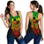 Tonga Polynesian Women's Racerback Tank - Tattoo Pattern With Seal Reggae Art - Polynesian Pride