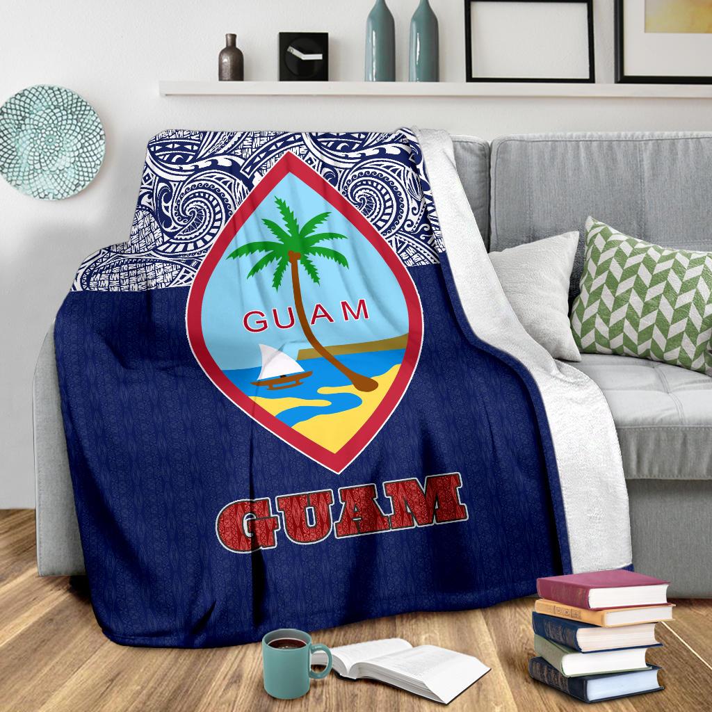 Guam Premium Blanket - Blue Style - Polynesian Pride